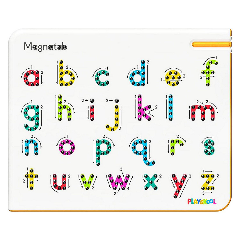 Magnatab Playskool A to Z Lowercase  Learning and Sensory Drawing Tool Image