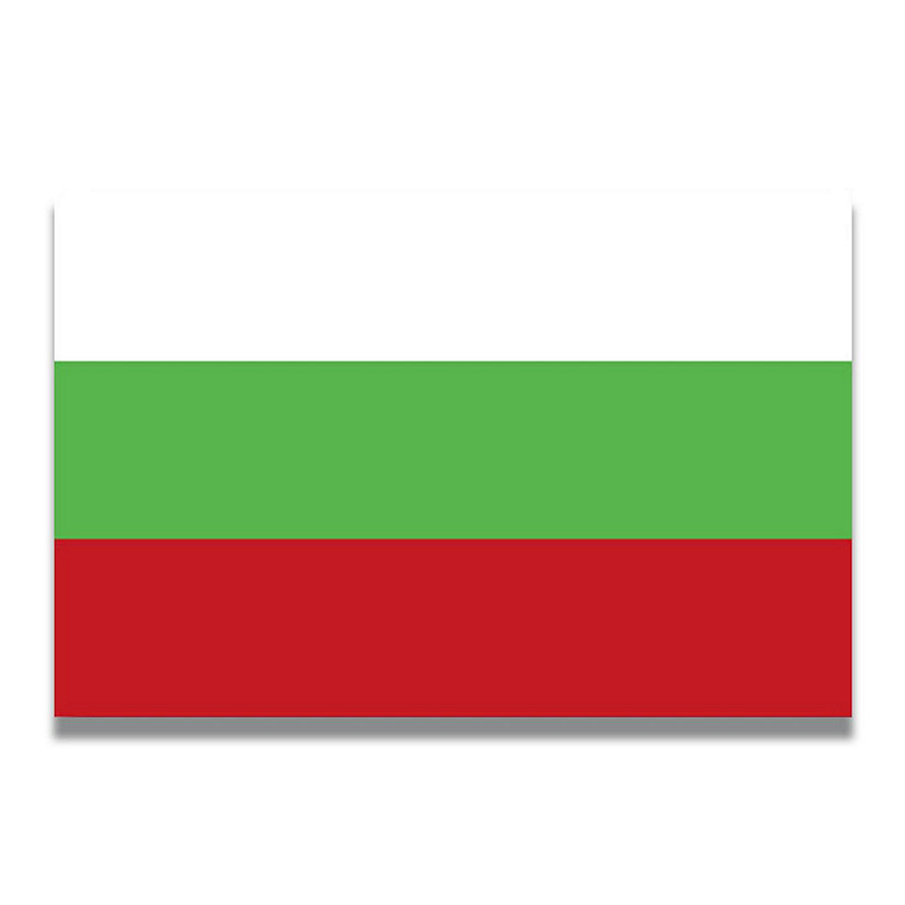 Magnet Me Up Bulgaria Bulgarian Flag Car Magnet Decal, 4x6 Inches, Heavy Duty Automotive Magnet for Car, Truck SUV Image