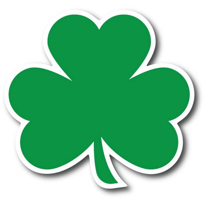 Magnet Me Up Green Shamrock Magnet Decal, 5x4.5 Inches, Heavy Duty Automotive Magnet for Car Truck SUV Image