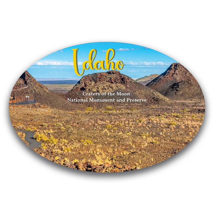 Magnet Me Up Idaho Craters of the Moon National Monument and Preserve  Magnet Decal, 4x6 inch, Automotive Magnet for Car, Truck SUV, Natural Geological Wonder Image