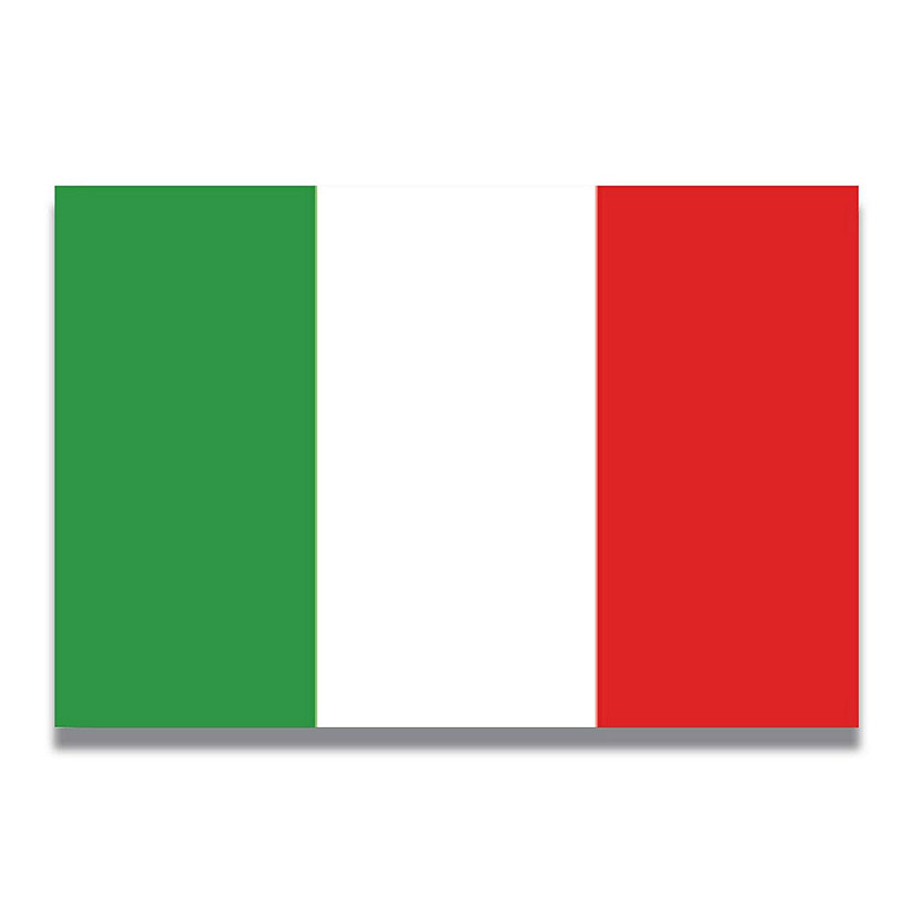 Magnet Me Up Italian Italy Flag Car Magnet Decal, 4x6 Inches, Heavy Duty Automotive Magnet for Car, Truck SUV Image
