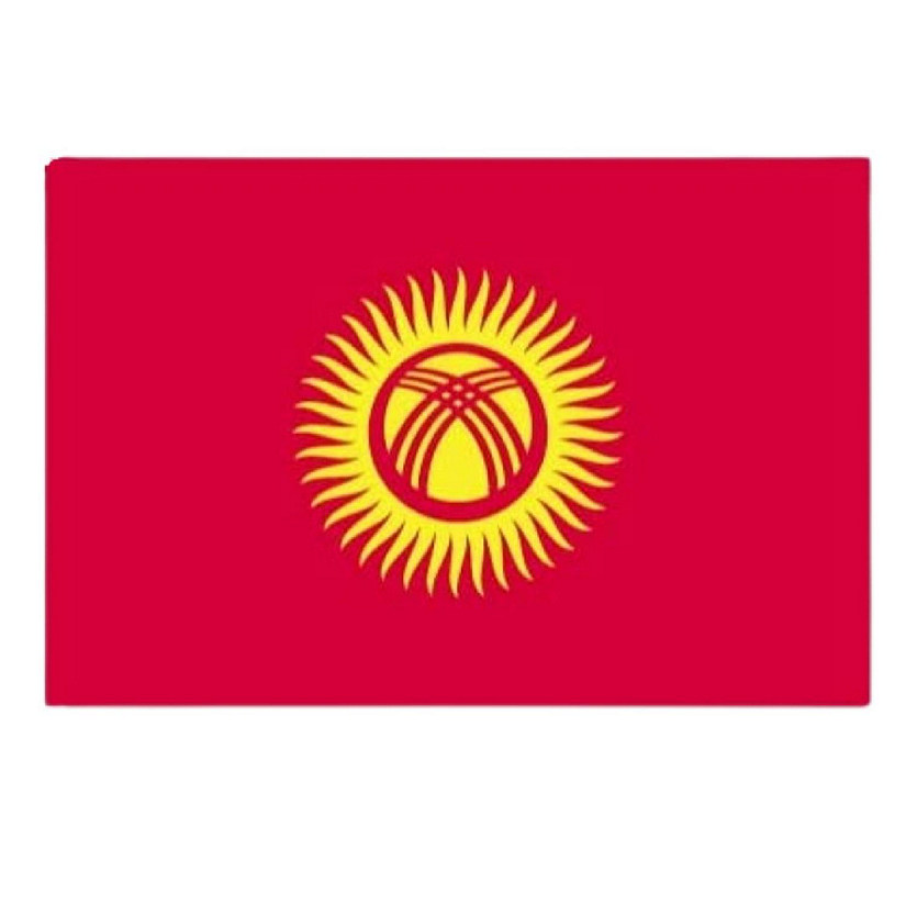 Magnet Me Up Kyrgyzstan Kyrgyz Flag Car Magnet Decal, 4x6 Inches, Heavy Duty Automotive Magnet for Car, Truck SUV Image