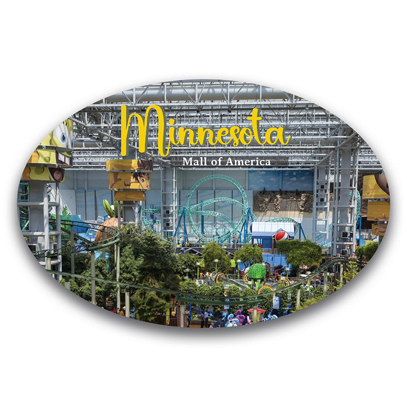 Magnet Me Up Minnesota Mall Of America Magnet Decal, Midwest Iconic Shopping Destination, 4x6 inch, Automotive Magnet for Car, Truck, SUV, Great for Gift Image