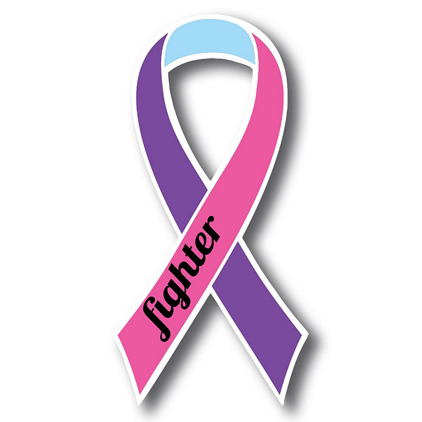 Magnet Me Up Support Breast Cancer Awareness Pink Ribbon Magnet Decal, 3.5x7 Inches, Heavy Duty Automotive Magnet for Car Truck