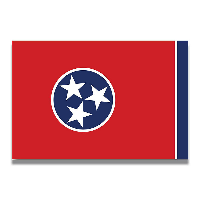 Magnet Me Up Tennessee US State Flag Magnet Decal, 4x6 Inches, Heavy Duty Automotive Magnet for Car, Truck SUV Image