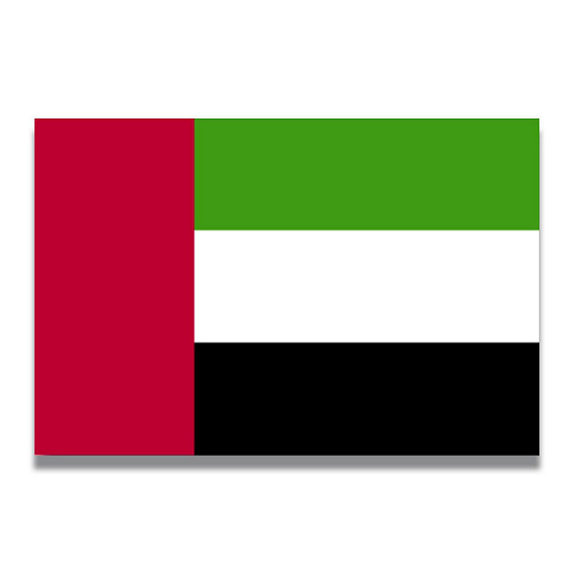 Magnet Me Up United Arab Emirates Emirati Flag Car Magnet Decal, 4x6 Inches, Heavy Duty Automotive Magnet for Car, Truck SUV Image