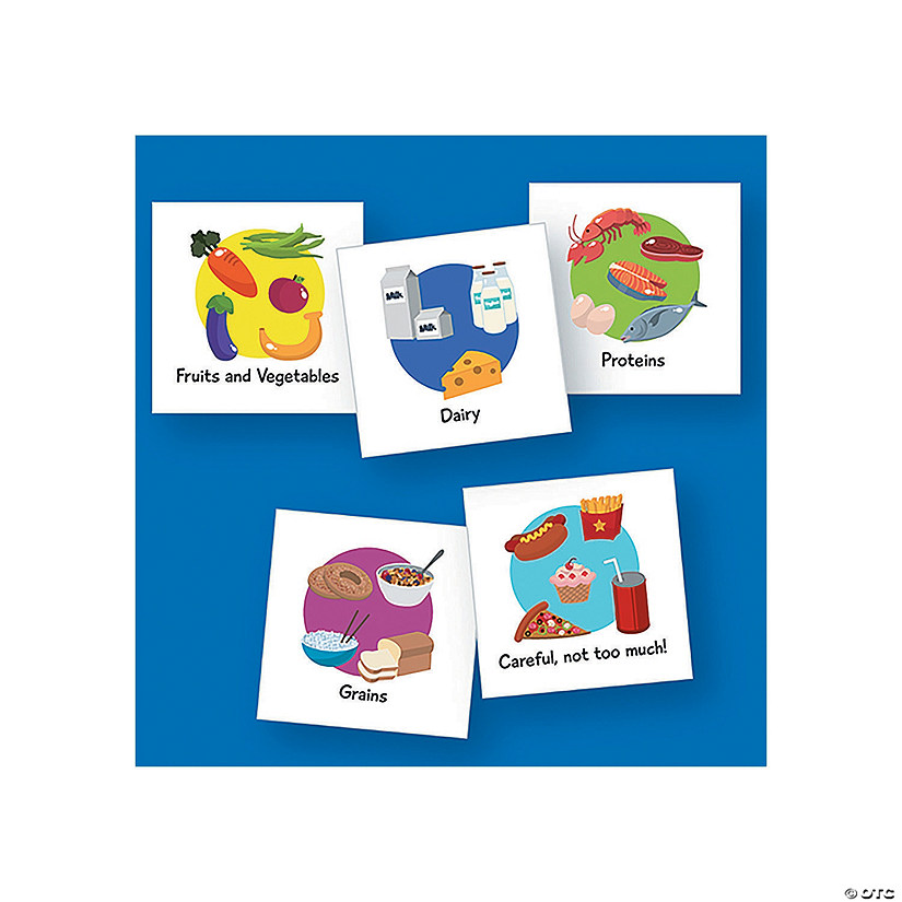 Magnetic Graphics - Food Groups - 5 Pc. Image