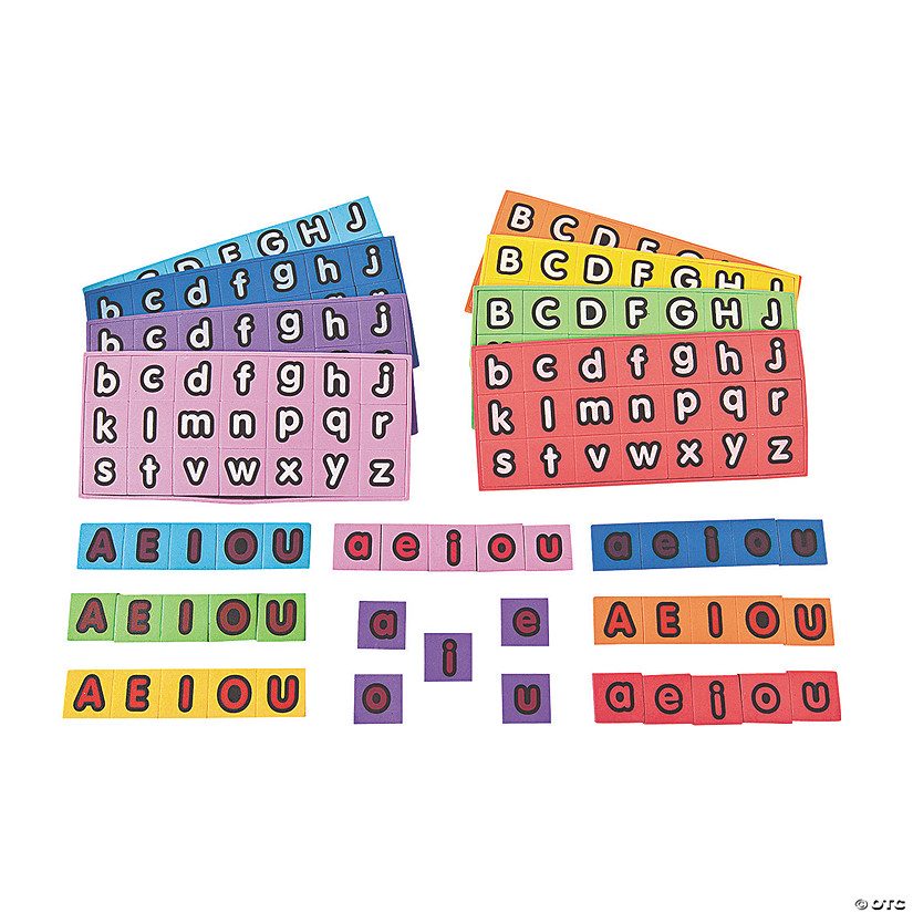 Magnetic Letters - Alphabet Squares - 208 Pc. Image