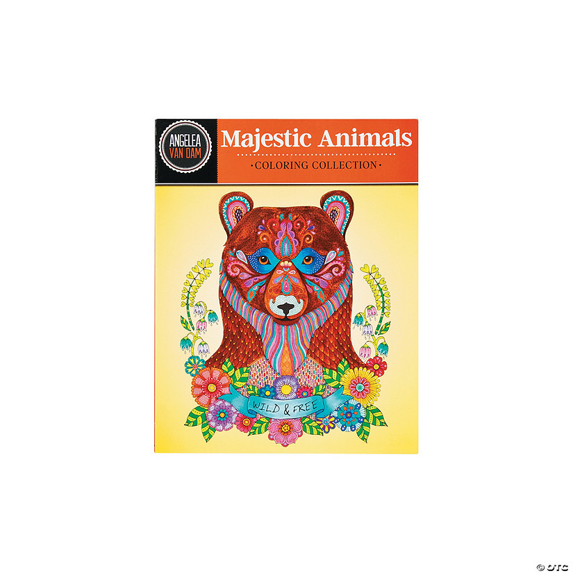 Download Majestic Animals Adult Coloring Book - Discontinued