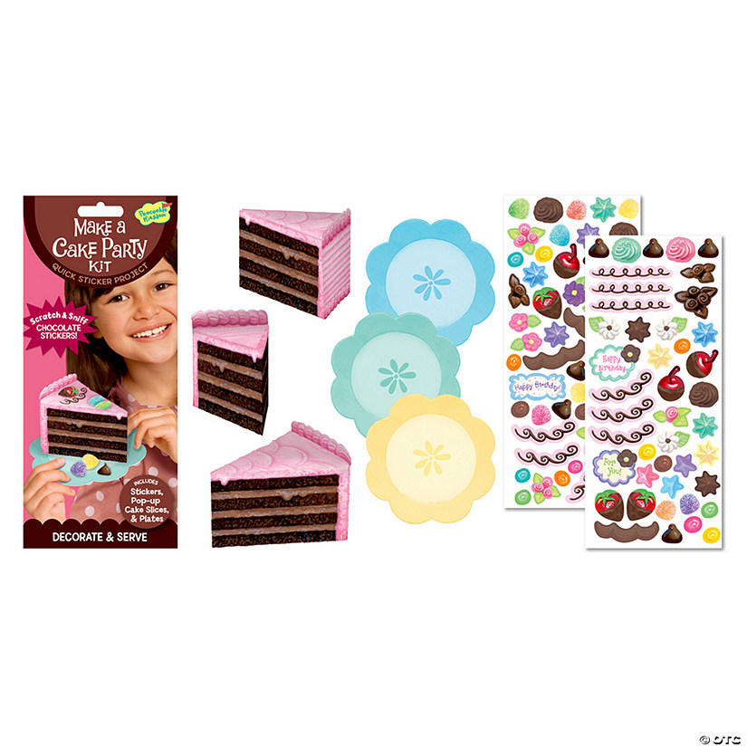 Make A Cake Party Quick Sticker Kit Image