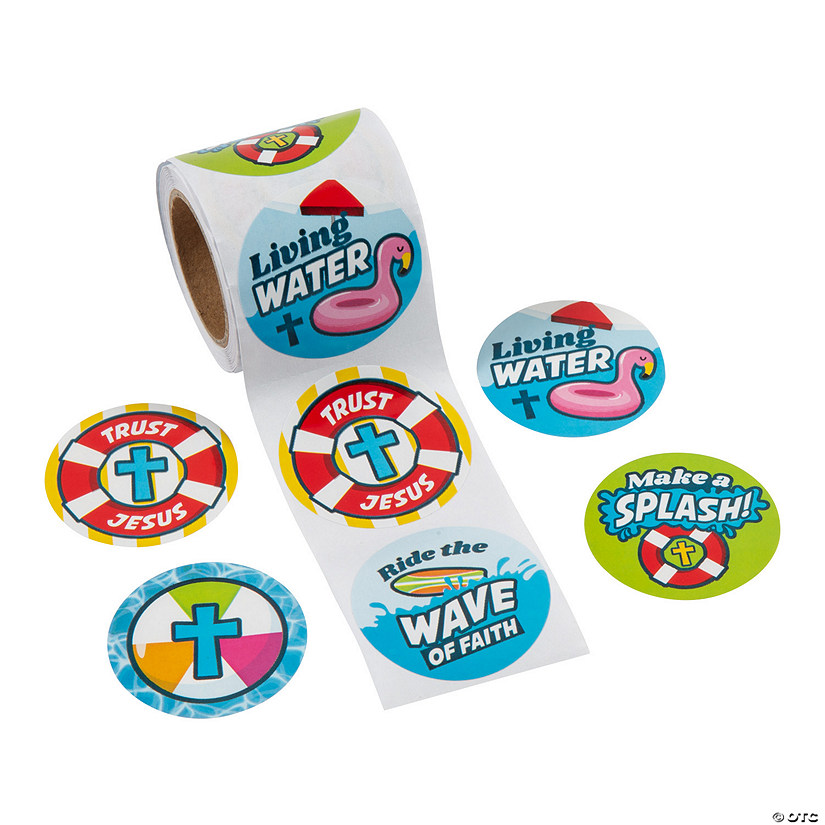 Make a Splash VBS Stickers - 100 Pc. Image