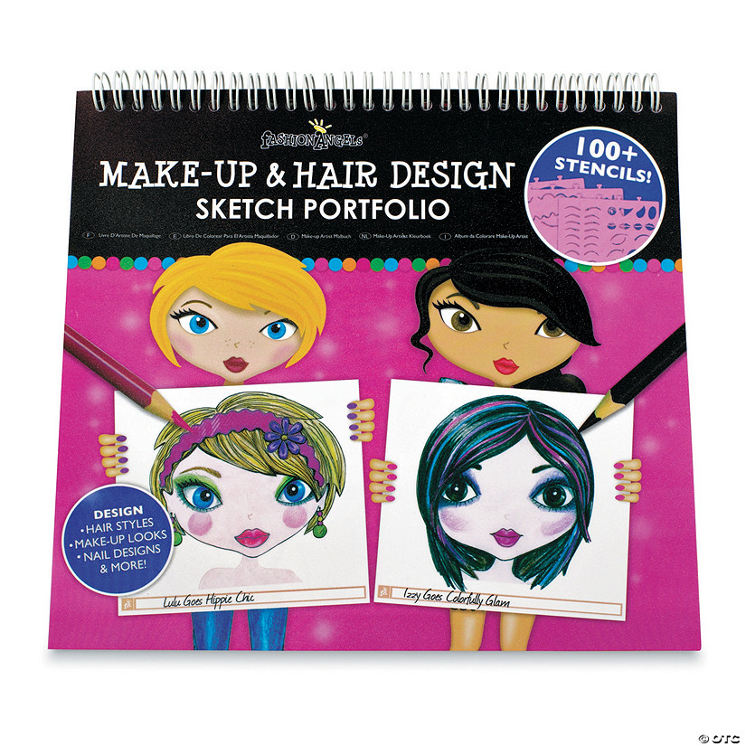 Make-Up & Hair Design Sketch Portfolio Image