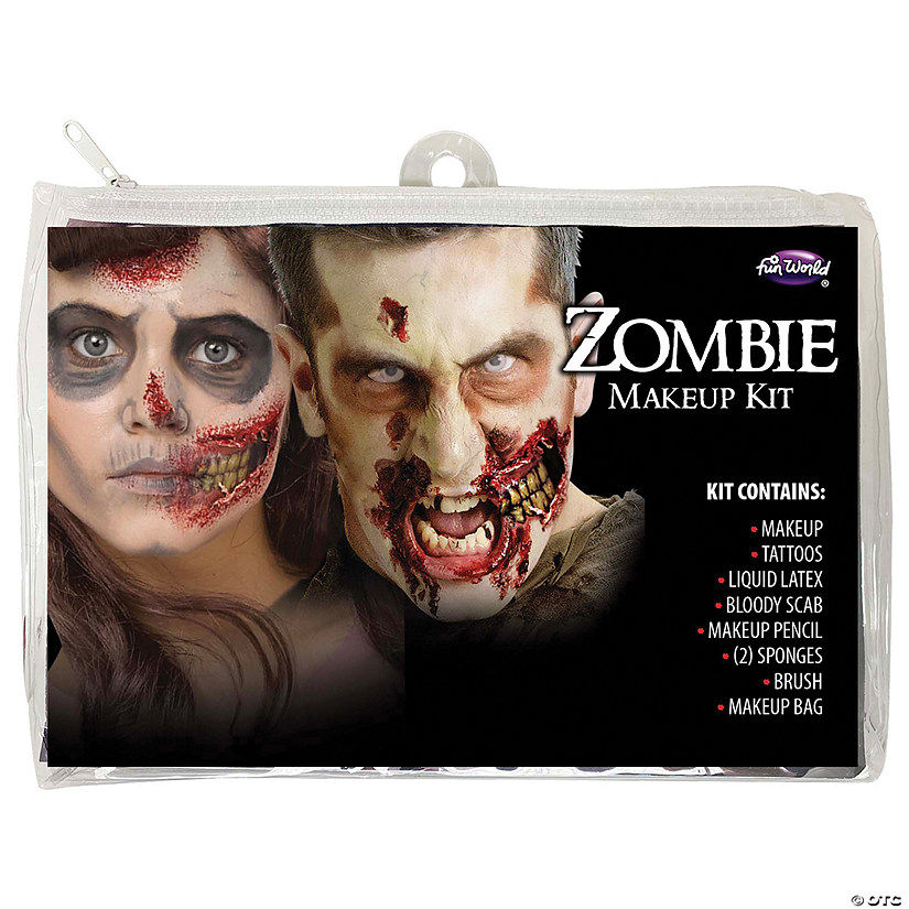 Make-Up Zipper Bag Zombie Kit Image