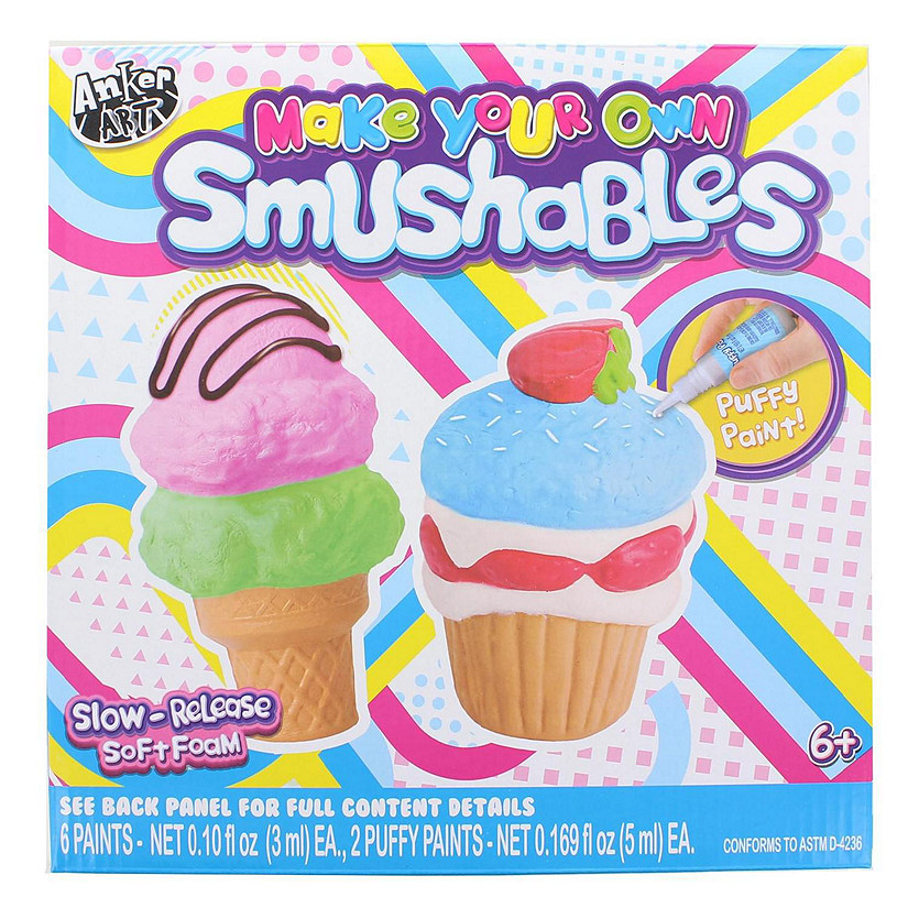 Make Your Own Foam Smushables Activity Kit  Ice Cream & Cupcake Image