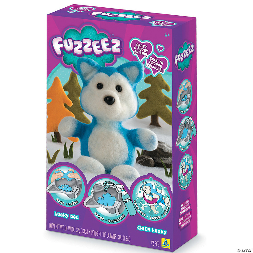 Make-Your-Own Fuzzeez Husky Dog Image