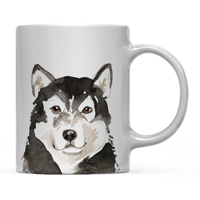 Malamute Up Close Ceramic Mug Image
