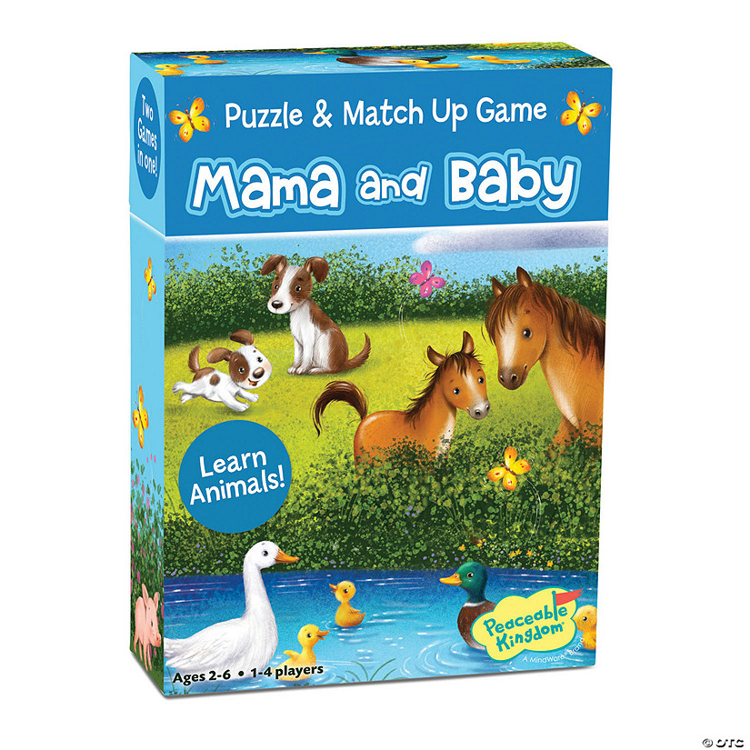 Mama & Baby Match Up Game & Puzzle Image