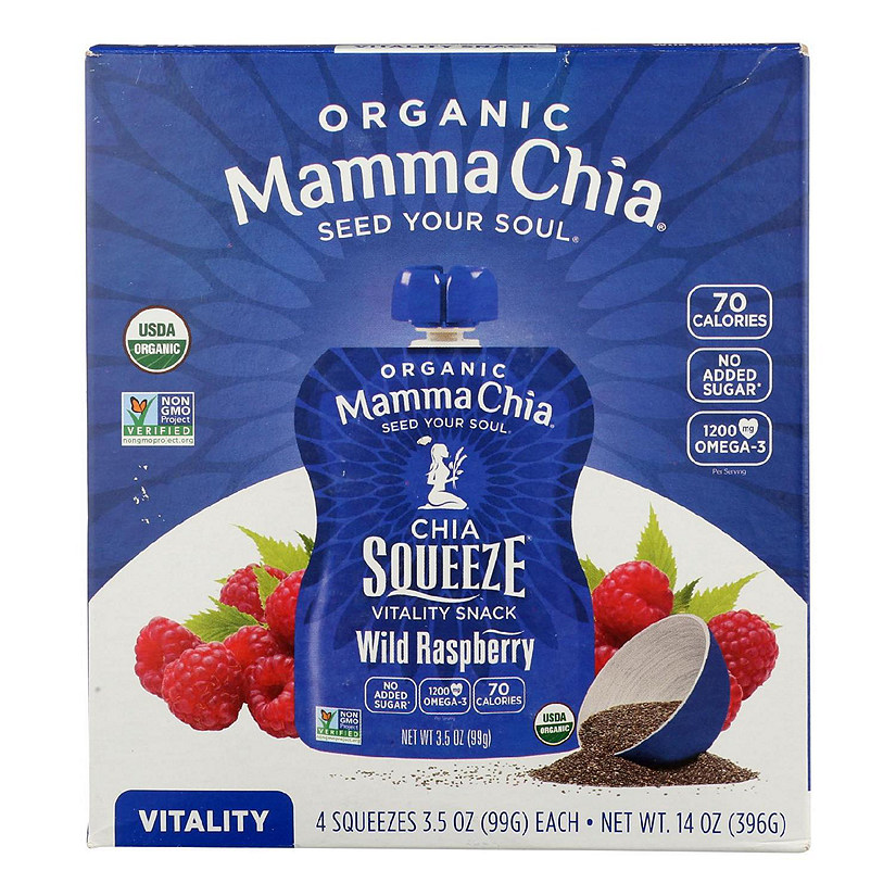 Mamma Chia Organic Chia Squeeze Vitality Snack  - Case of 6 - 4/3.5 OZ Image
