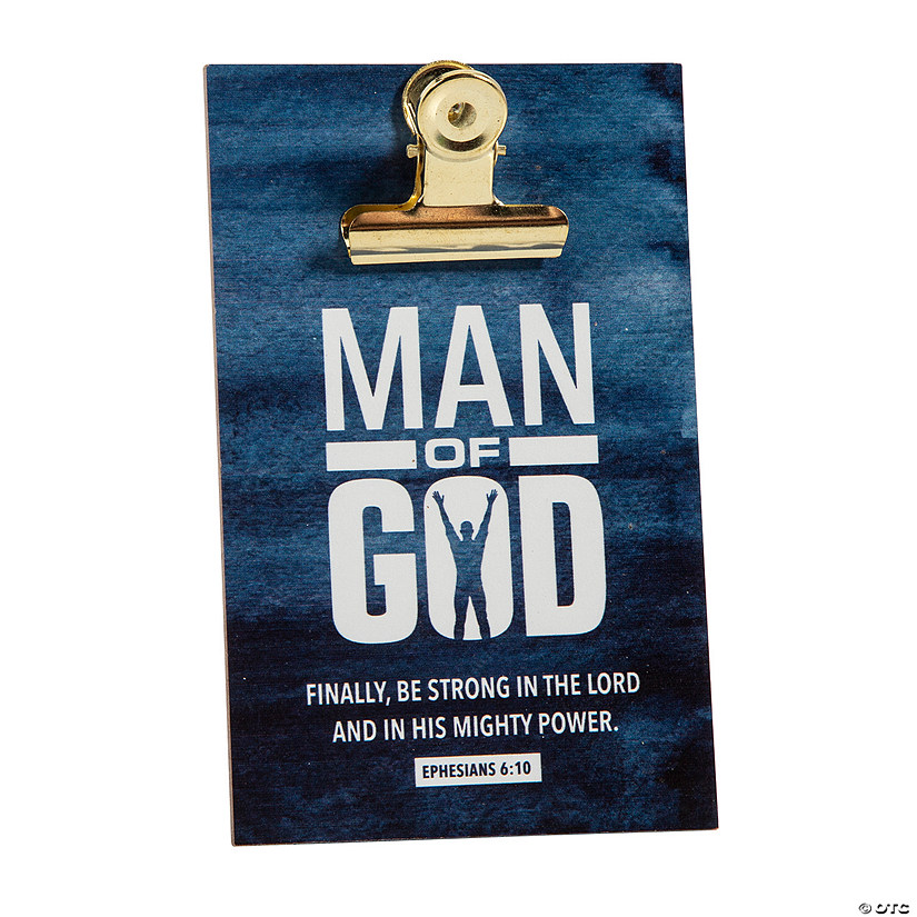 Man of God Mini Clipboard with Easel Image