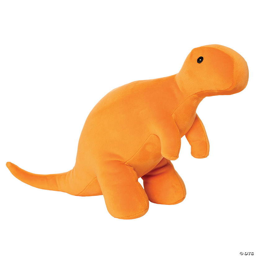 Manhattan Toy Velveteen Dino Orange T-Rex Stuffed Animal Image
