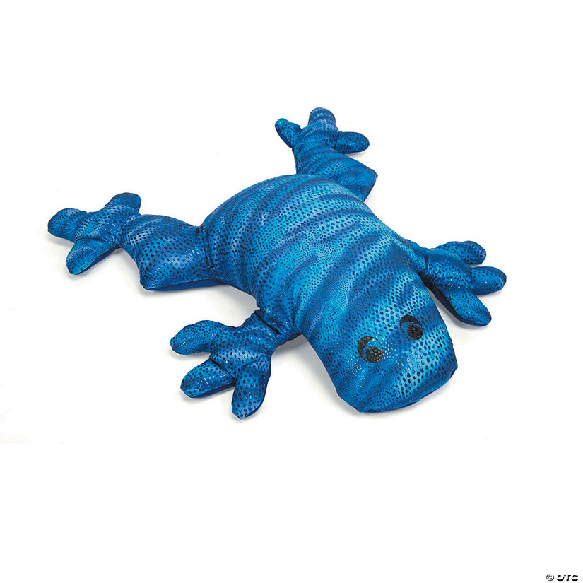 Manimo Weighted Plush Blue Frog - 5.5 Pounds Image