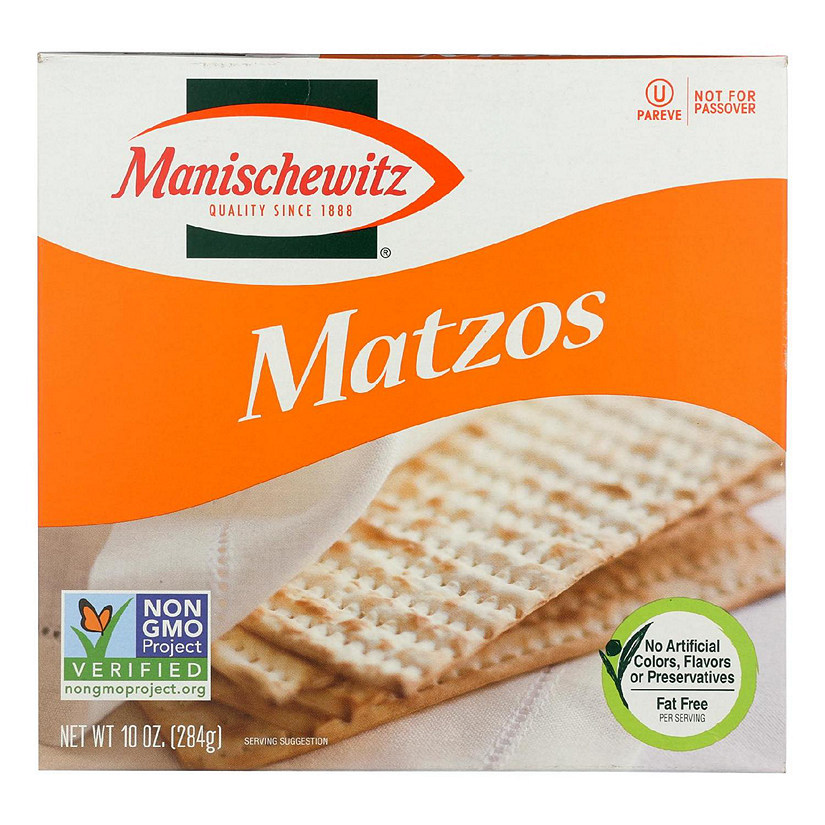 Manischewitz No Salt Matzo Crackers 10oz : Target