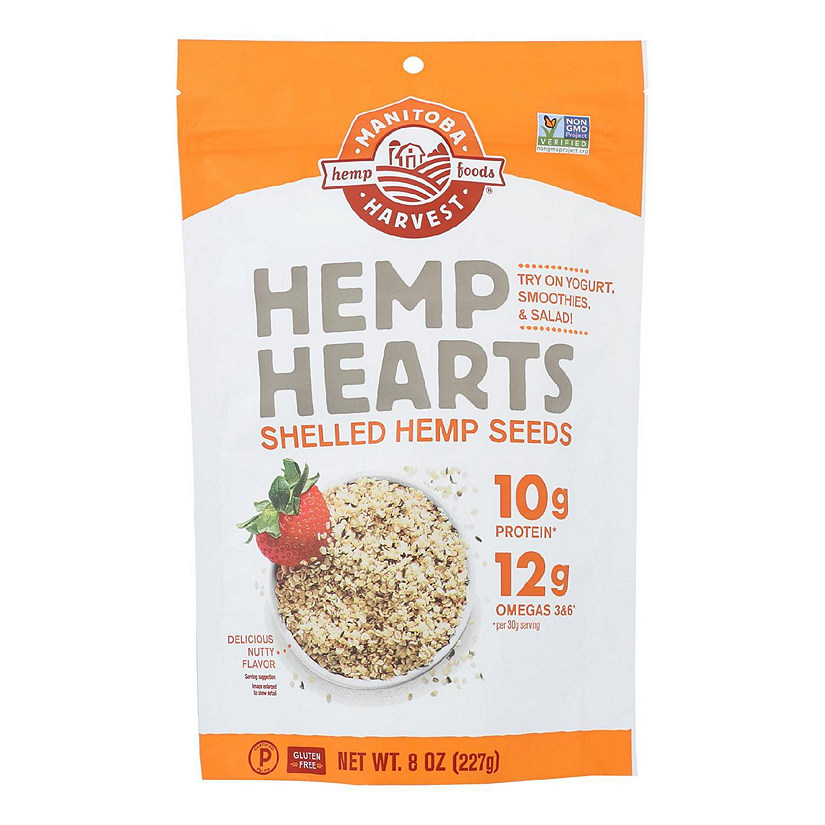 Manitoba Harvest Shelled Hemp Hearts Hemp Seed - Case of 8 - 8 oz Image