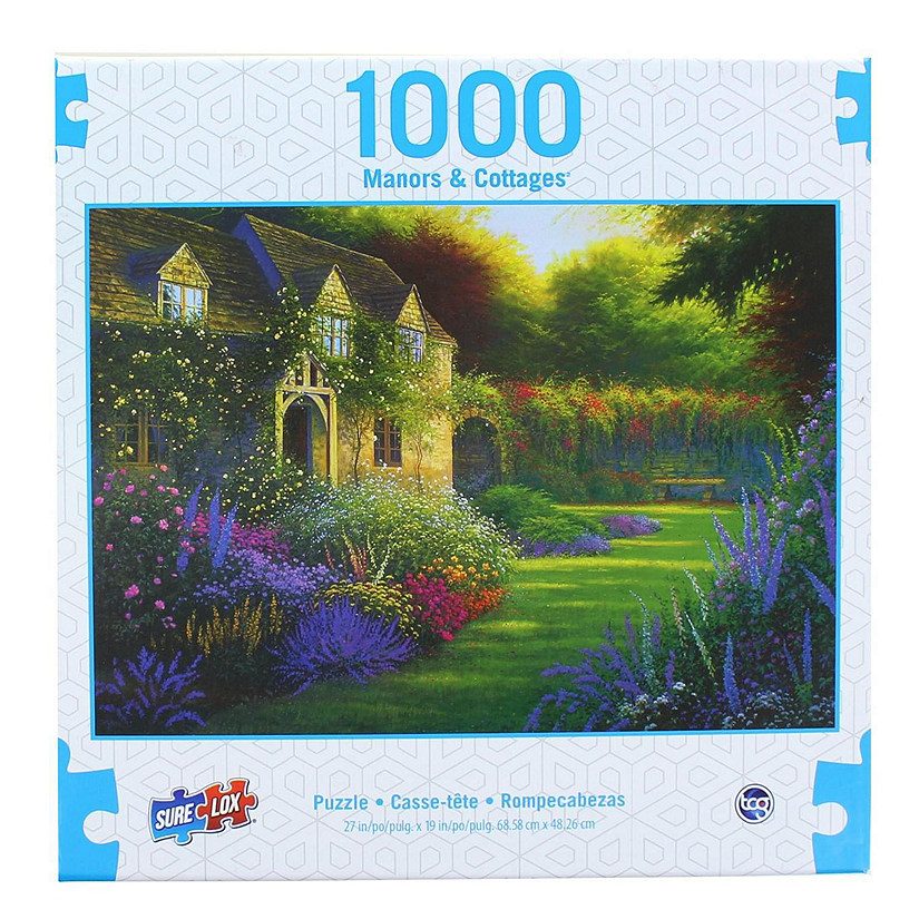 Manors & Cottages 1000 Piece Jigsaw Puzzle  The Cottage Garden Image