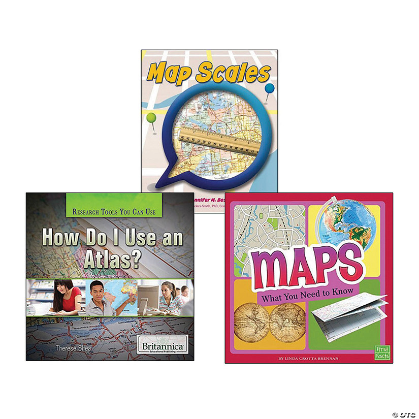 Map Literacy- Grades 2-3 Book Set Image