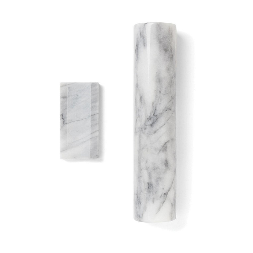 Marble French Rolling Pin, Wht Image