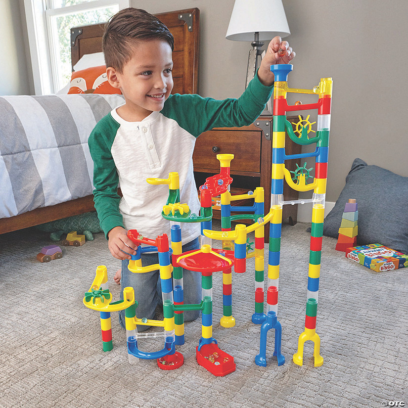 Marble Run: 103-Piece Set with FREE Spiral Catcher Image