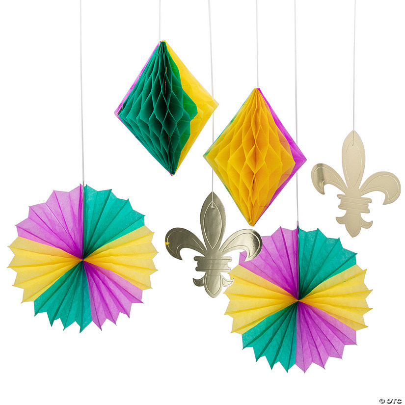 Mardi Gras Hanging Decorations Oriental Trading