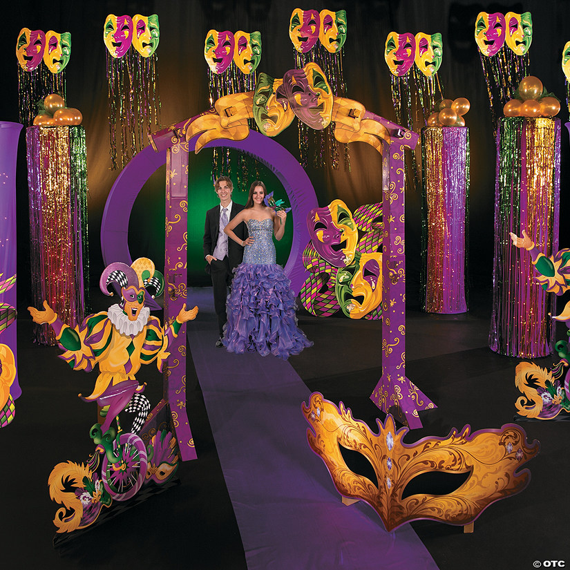 Mardi Gras Masquerade Ball Grand Décor Kit Oriental Trading