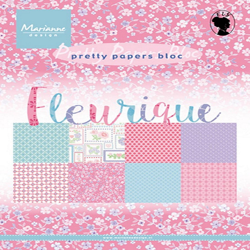 Marianne Design A5 Pretty Paper Bloc Fleurique