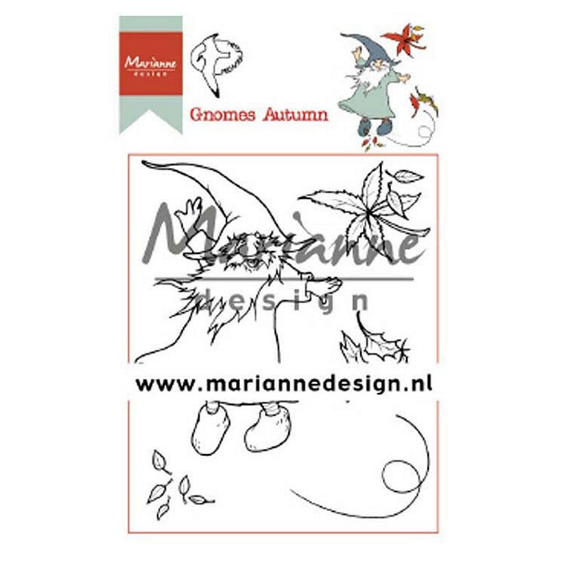 Marianne Design Clear Stamps Hetty's Gnomes Autumn Image