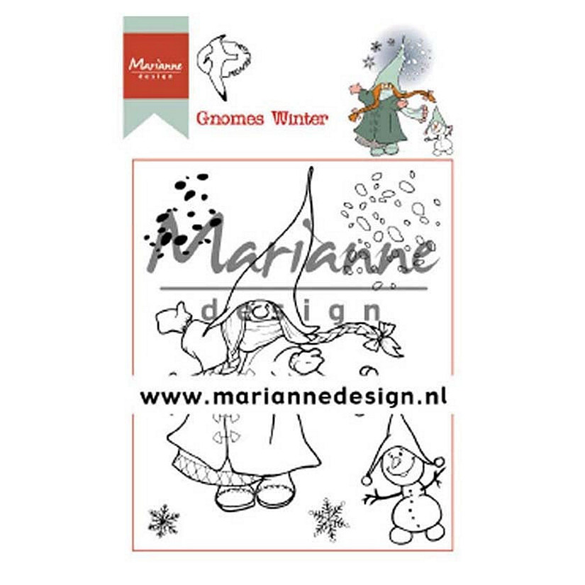 Marianne Design Clear Stamps Hetty's Gnomes Winter Image