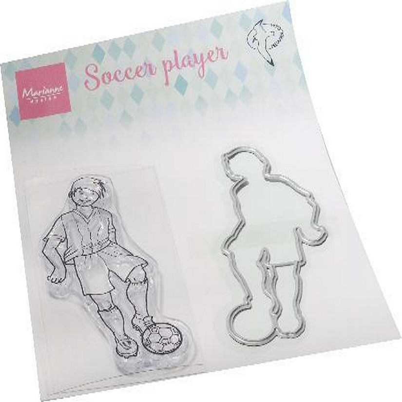 Marianne Design Clear Stamps Hetty's Soccer Player Image
