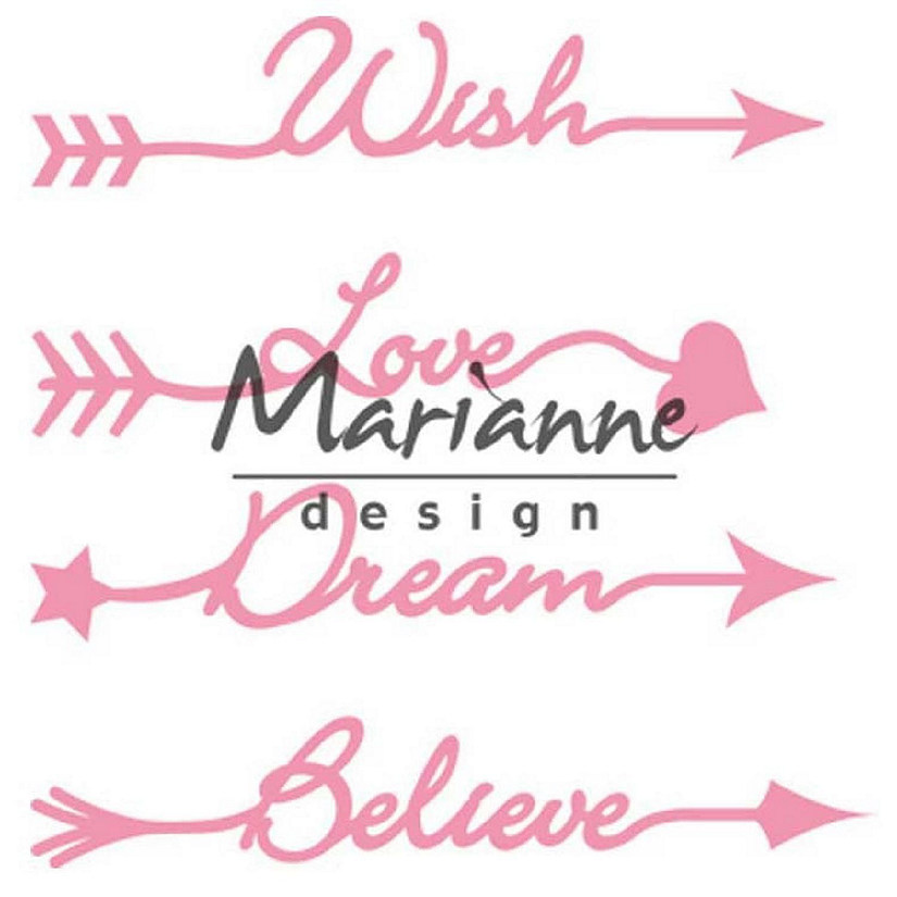 Marianne Design Collectables Arrow Sentiments Image