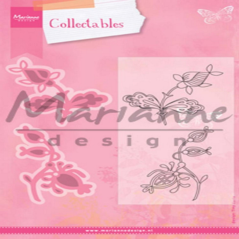 Marianne Design Collectables Die  Stamp Set  Flowers  Leaf 2 Image