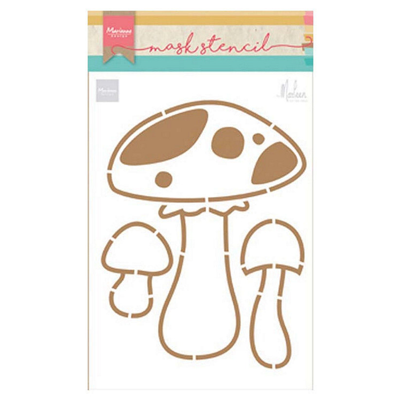Marianne Design Craft Stencil Mushrooms by Marleen Image