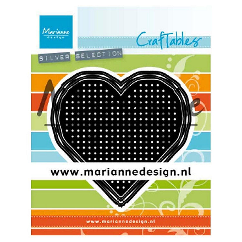Marianne Design Craftables Cross Stitch Heart Image