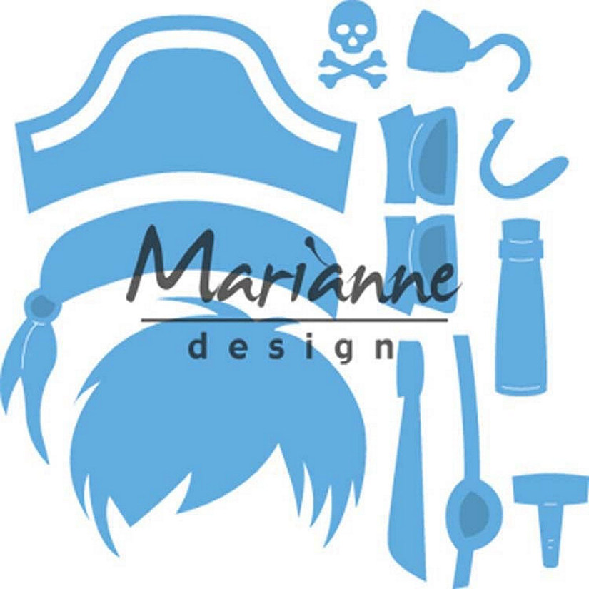 Marianne Design Creatables Kim's Buddies Pirate Image