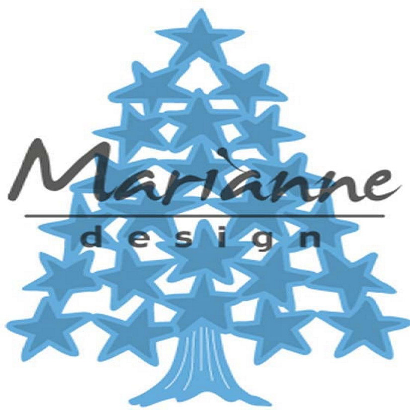 Marianne Design Creatables Tiny's Christmas Tree with Stars Image