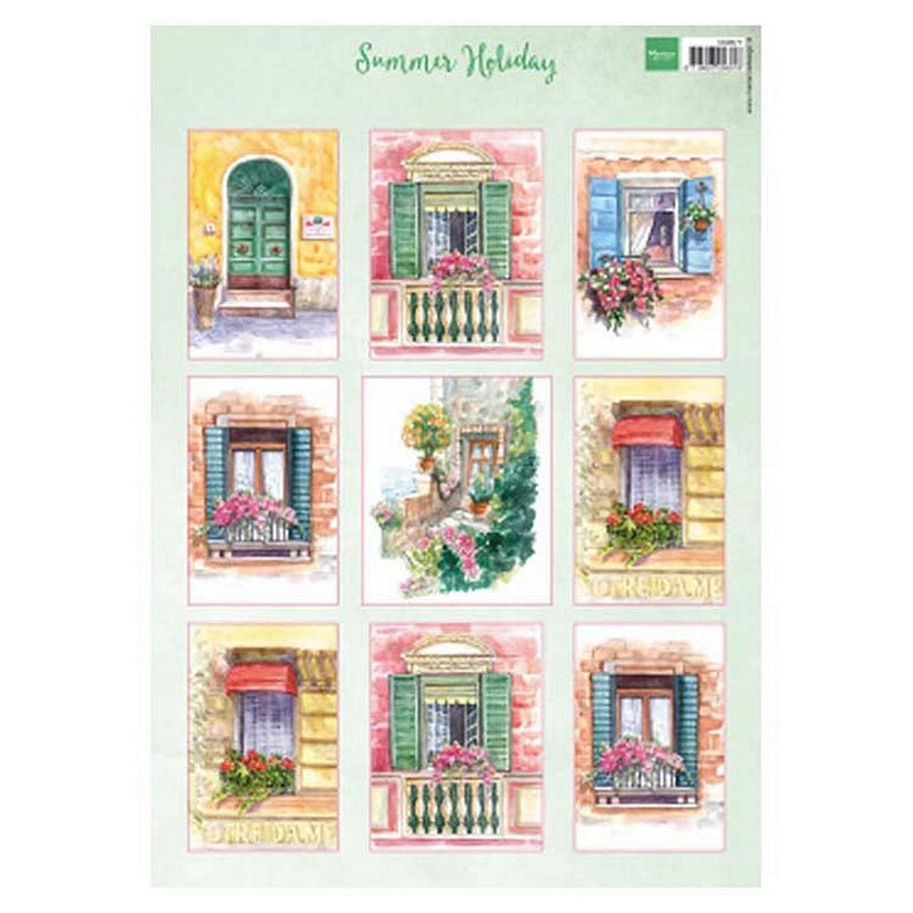 Marianne Design Cutting Sheet Summer Holiday Image