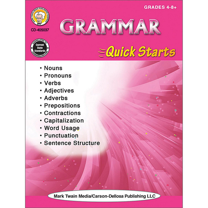 Mark Twain Media Grammar Quick Starts Workbook Image