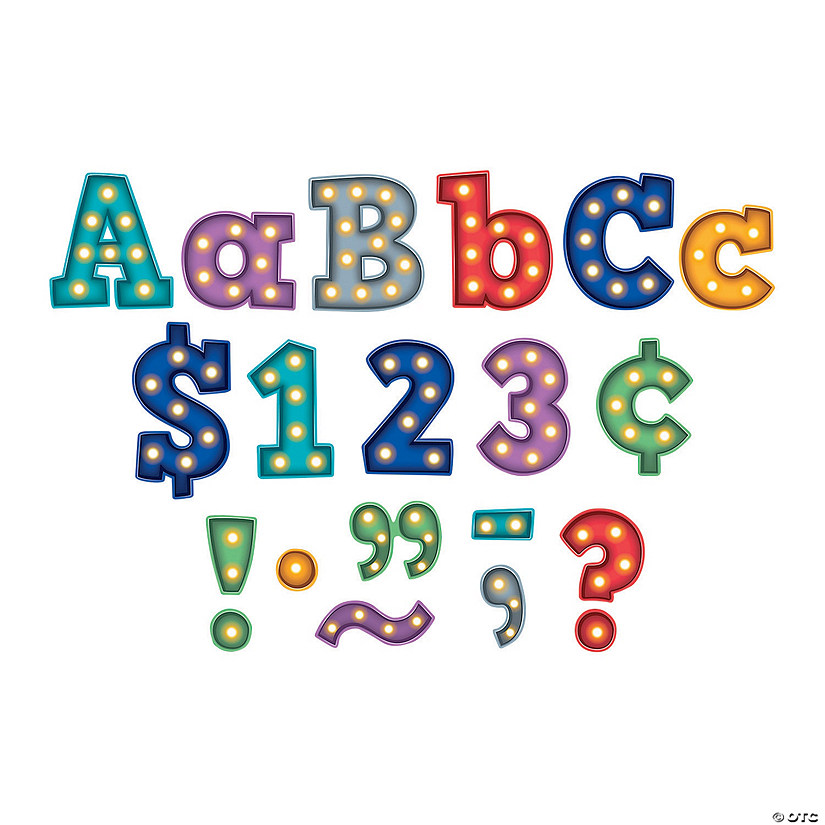 Marquee Bulletin Board Letters - 230 Pc. Image