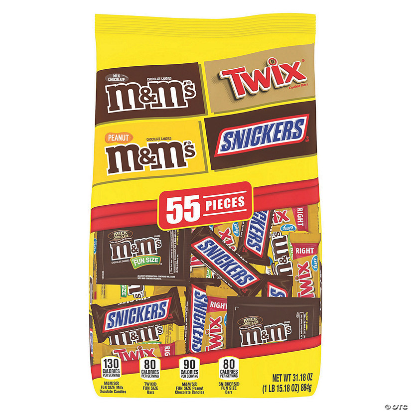 MARS Chocolate Favorites Fun Size Candy Bars Variety Mix 31.18-Ounce 55-Piece Bag, 2 pack Image