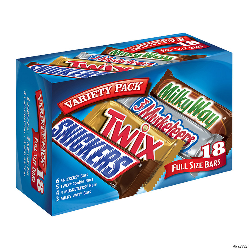 Mars Chocolate Variety Pack Candy Bars: Nutrition & Ingredients