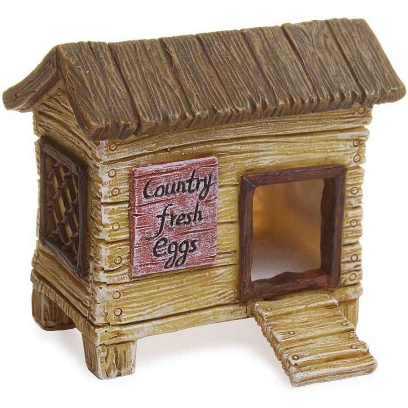 Marshall Home and Garden Fairy Garden Woodland Knoll Collection, Chicken Coop Image
