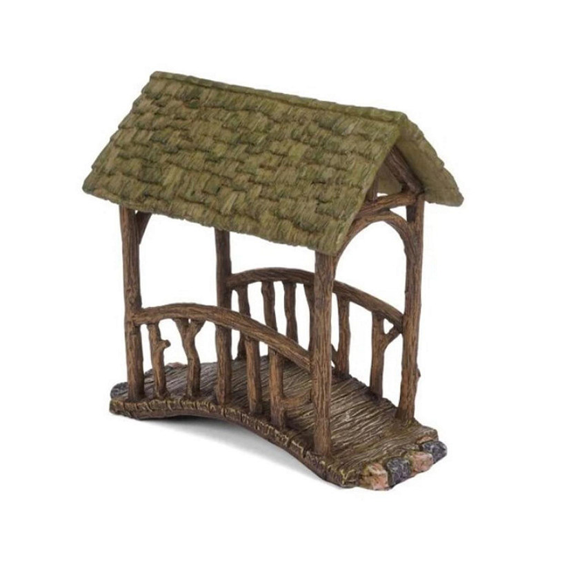 Marshall Home and Garden Fairy Garden Woodland Knoll Collection, Covered Bridge Image